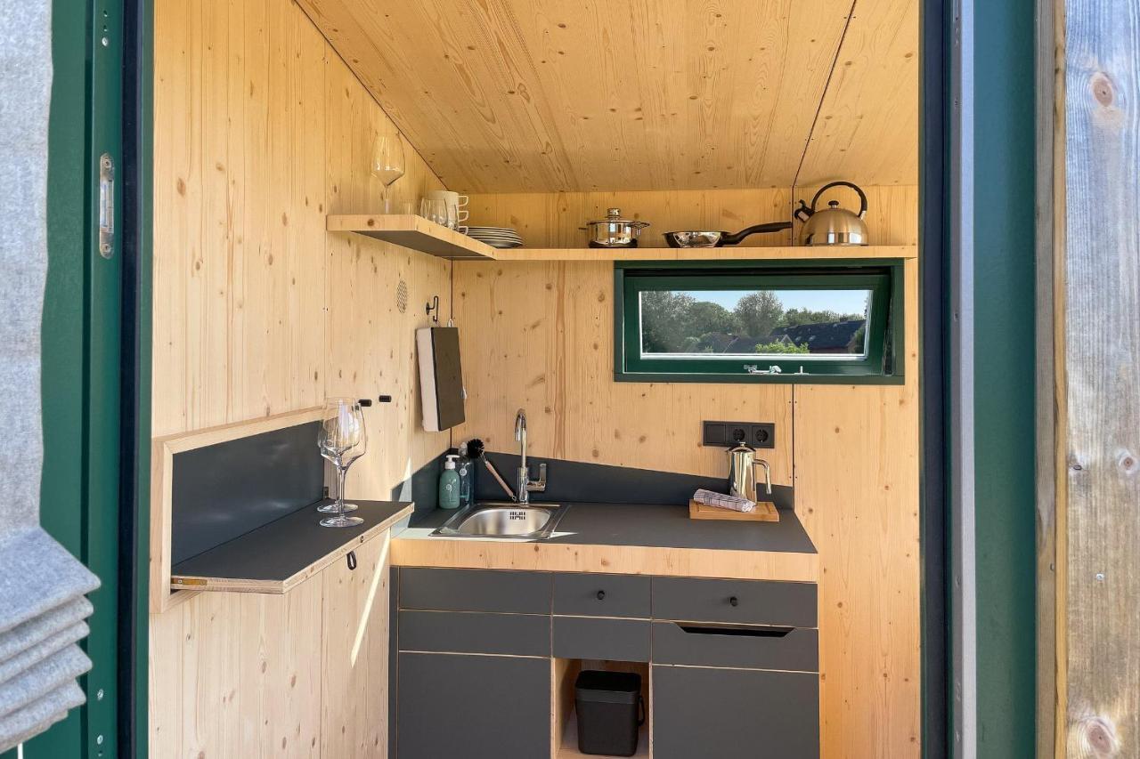 Sleep Space 4 - Green Tiny Spot Cuxhaven Altenbruch Exterior foto